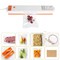 Electric Vacuum Sealer Machine Household Automatic Food Vacuum Sealer Quick Sealing System Machine